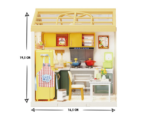 Конструктор-румбокс Кухня Mini House 8005-MH серії "Інтер'єр", зі світлом