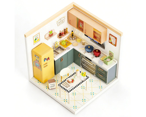 Конструктор-румбокс Кухня Mini House 8005-MH серії "Інтер'єр", зі світлом