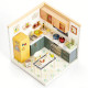 Конструктор-румбокс Кухня Mini House 8005-MH серії "Інтер'єр", зі світлом