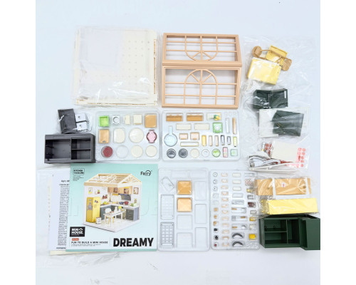 Конструктор-румбокс Кухня Mini House 8005-MH серії "Інтер'єр", зі світлом