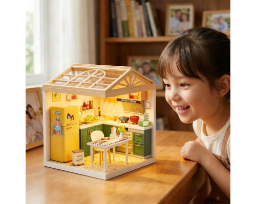 Конструктор-румбокс Кухня Mini House 8005-MH серії "Інтер'єр", зі світлом