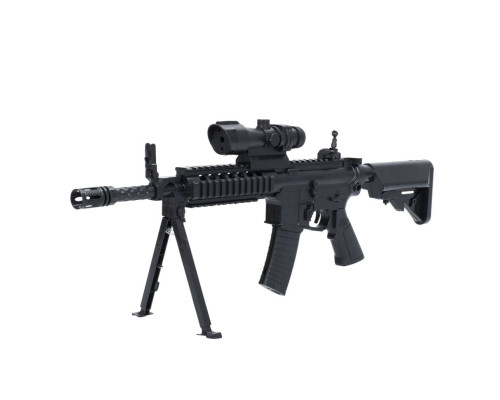 Детский игровой Автомат P3066C 61 см, пластиковые пульки, лазер