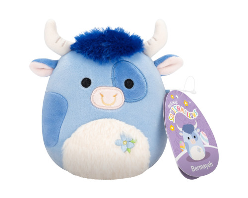 Дитяча м'яка іграшка Бик Бермайє Squishmallows SQER01181, 13 см