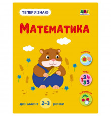 Развивающая тетрадь "Теперь я знаю Математика" 15219 с наклейками