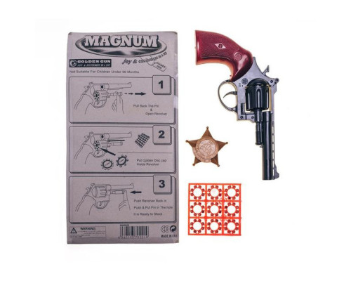 Іграшковий револьвер "Magnum" з пістонами 280GG з позначкою блістер