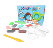 Набор для креативной лепки TM Moon Light Clay Donut Set HEROES легкий прыгающий пластилин - РУС 70089