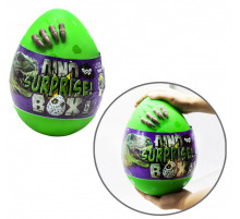 Набір креативної творчості в яйці "Dino Surprise Box" DSB-01-01U, 15 предметів для творчості  Зелений