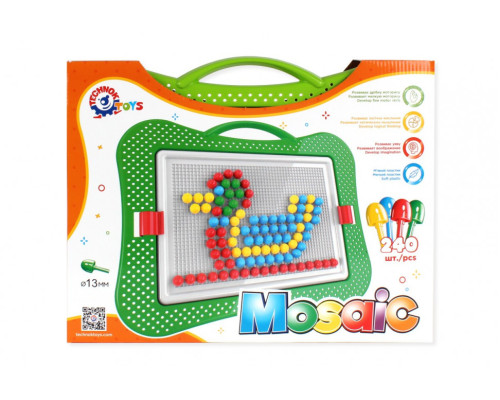 Детская развивающая мозаика №5 3374TXK, 240 фишек в наборе