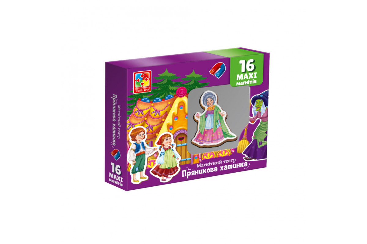 Настільна гра магнітний театр "Пряничний будиночок" Vladi Toys VT3206-54 Укр Настільна гра магнітний театр "Пряничний будиночок" Vladi Toys VT3206-54 Укр