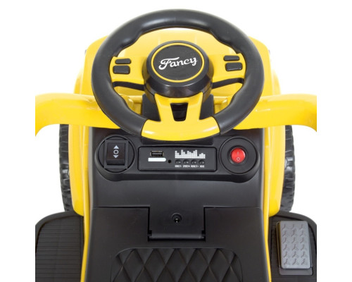 Каталка-толокар M 4564B-6, 1*25W, батьківська ручка, музика, світло