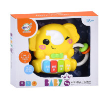 Дитяче піаніно "Слоник" 503-22 звуки тварин 15 см, музика