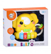 Дитяче піаніно "Слоник" 503-22 звуки тварин 15 см, музика