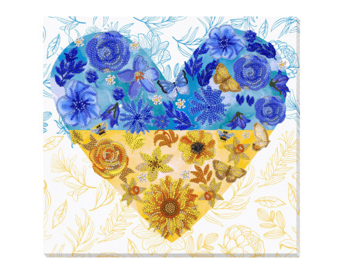 Набір для вишивання бісером "Завжди у серці" AB-871 33х32 см