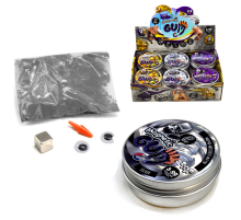 Жуйка для рук "Magnetic Gum" MgGUM-01 в металевій коробочці  Сріблястий