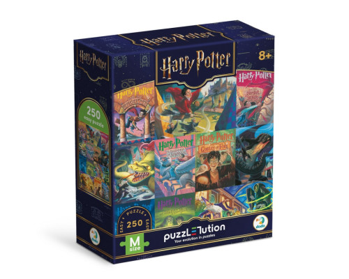 Пазл класичний "Harry Potter Книжкові обкладинки" 200657, 250 елементів