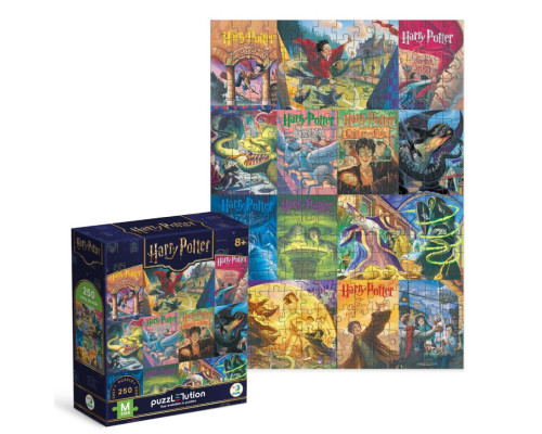 Пазл класичний "Harry Potter Книжкові обкладинки" 200657, 250 елементів