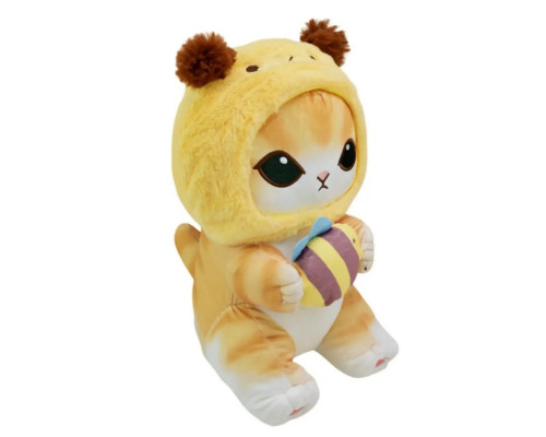 Детская мягкая игрушка "Mofusand Сat" E1002(Yellow) размер 45см