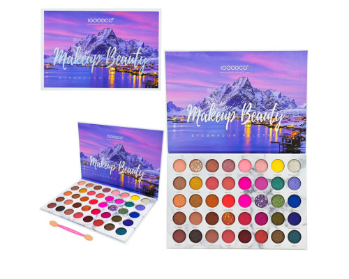 Детская палетка теней для век LK3750, 40 цветов, с аппликатором