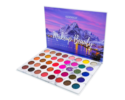 Детская палетка теней для век LK3750, 40 цветов, с аппликатором