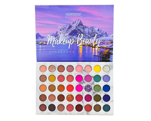 Детская палетка теней для век LK3750, 40 цветов, с аппликатором