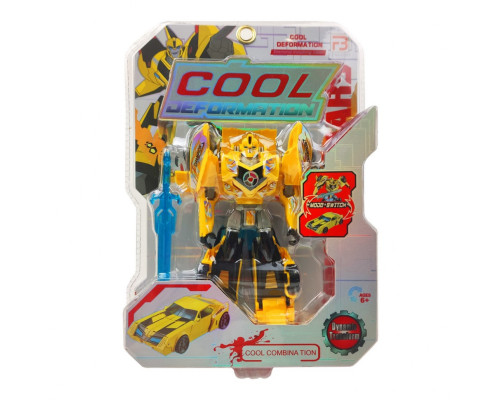 Дитячий робот-трансформер Динозавр FB166-67, 13,5 см  Жовтий