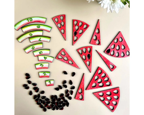 Деревянный пазл-сортер "Арбуз - 2" (ПСД171) PSD171