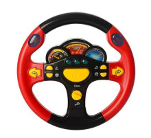 Дитячий автотренажер "Я теж рулю" 7737 музичний  Червоний