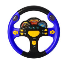 Дитячий автотренажер "Я теж рулю" 7737 музичний  Синій