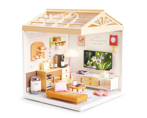 Конструктор-румбокс Гостиная Mini House 8006-MH серии "Интерьер", со светом