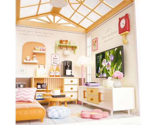 Конструктор-румбокс Гостиная Mini House 8006-MH серии "Интерьер", со светом