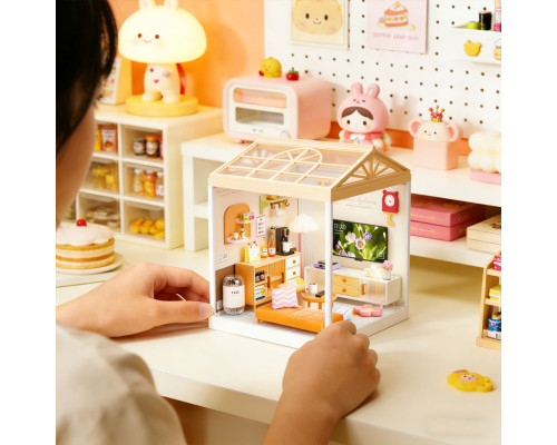 Конструктор-румбокс Гостиная Mini House 8006-MH серии "Интерьер", со светом