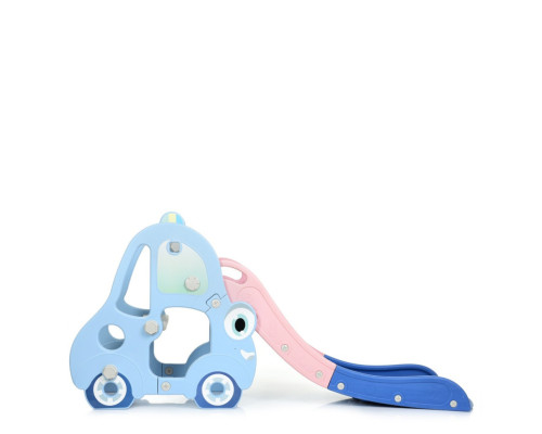 Дитяча гірка L-CC01-4 пластик, з баскетбольним кільцем