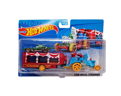 Дитячий ігровий набір машинок T-K937-1(Green-2) з трейлером