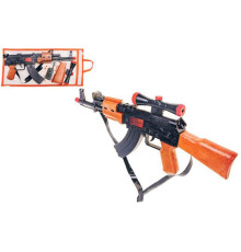 Игрушечный автомат трещотка с игрушечной гранатой 810GG