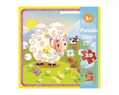 Пазли дитячі "Ферма" LA06, 20 елементів