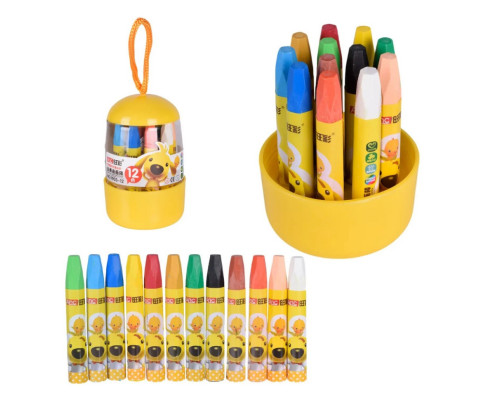 Набор детских восковых мелков CE150407 в наборе 12 цветов