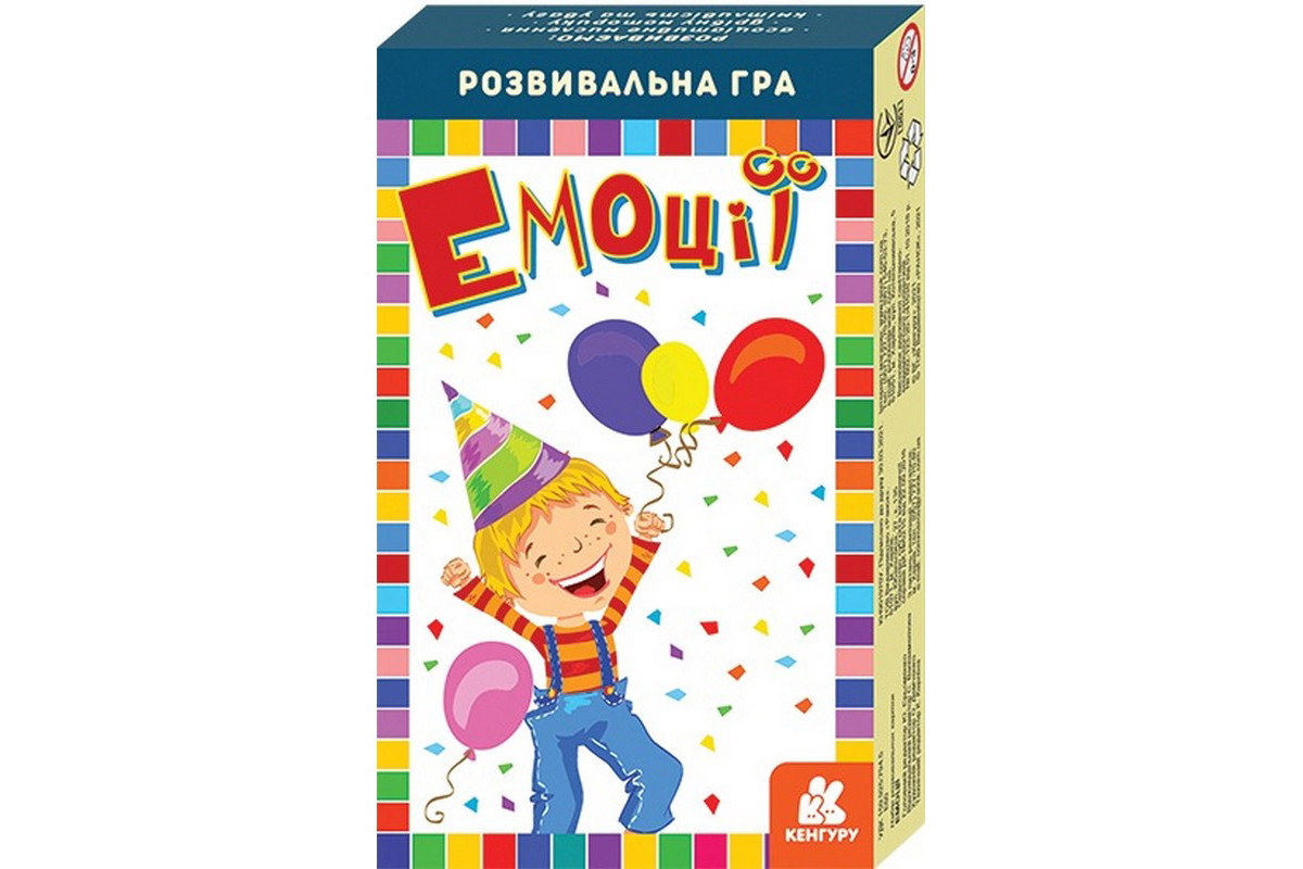 Дитяча розвивальна гра "Clever book Емоції" 901970 30 карток
