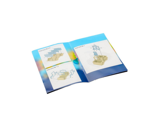 Дитячий дерев'яний 3D конструктор "Машинка" Puz-00930, 43 деталі