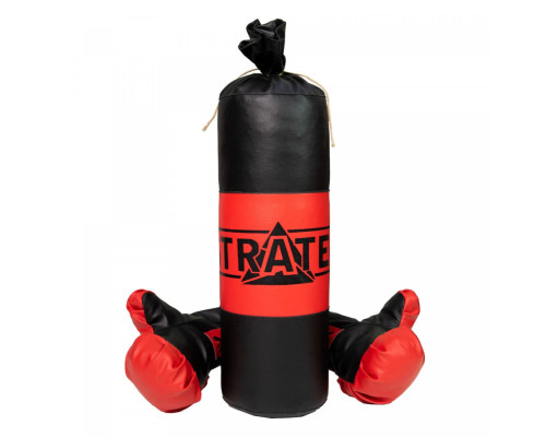 Боксерский набор "Красно-черный" Strateg 2074ST Маленький