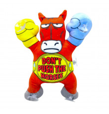 Дитяча м'яка іграшка "Кінь на липучках" DPTS-5(Red) розмір 22 см