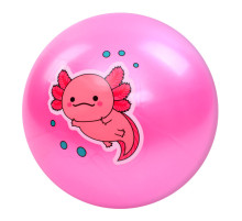 М'яч дитячий "Аксолотль" MS 3736(Pink) 9 дюймів, 60 грам