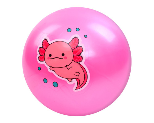 М'яч дитячий "Аксолотль" MS 3736(Pink) 9 дюймів, 60 грам