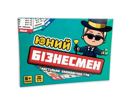 Настільна гра Юний Бізнесмен 30341 картки та тайли власності