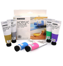 Набор акриловых красок "Металлик Art ranger" 32KRFEA0675-M 6 цветов по 75 мл