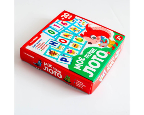 Детская настольная игра "Мое первое лото. Изучаем буквы и цифры" 10156027
