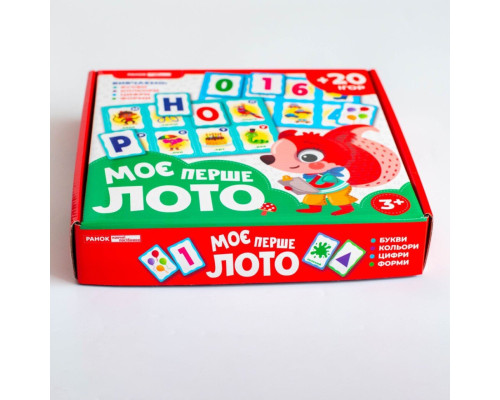 Детская настольная игра "Мое первое лото. Изучаем буквы и цифры" 10156027