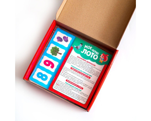 Детская настольная игра "Мое первое лото. Изучаем буквы и цифры" 10156027