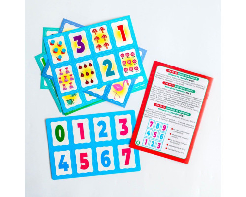 Детская настольная игра "Мое первое лото. Изучаем буквы и цифры" 10156027