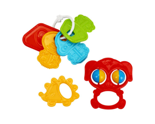 Дитячий подарунковий набір "Baby set 6 в 1" 3274TXK пірамідка, органайзер для ванни