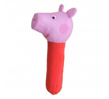 Іграшка брязкальце-паличка "Свинка Пеппа" МС 080602-10 м'яконабивна